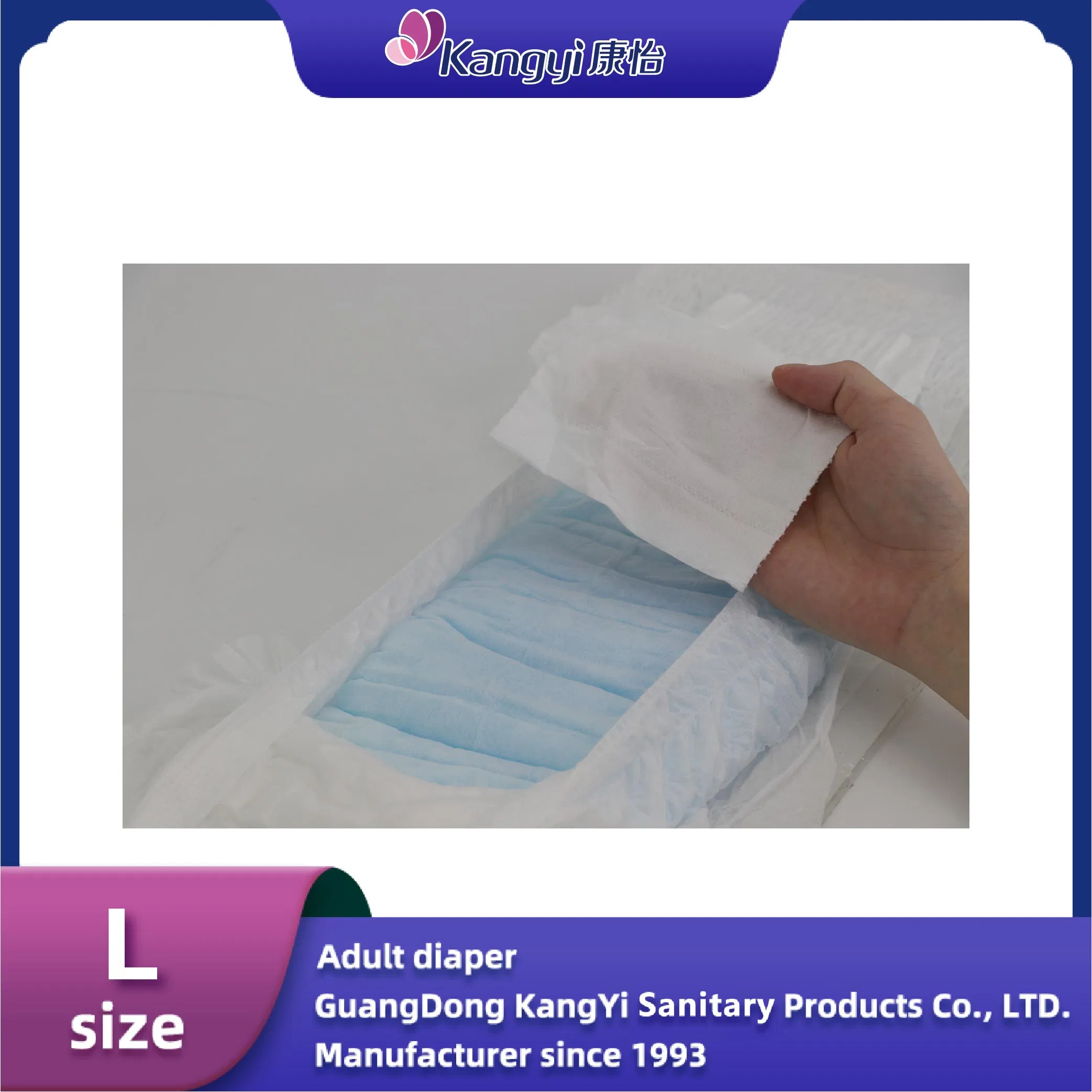 Wholesale Disposable China Supplier Elderly People Incontinence Adult Diaper in Bulk XL