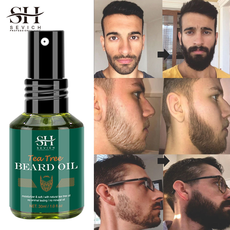 Mens Beard Oil Custom Logo Tea Tree Organic Vegan Beard Oil