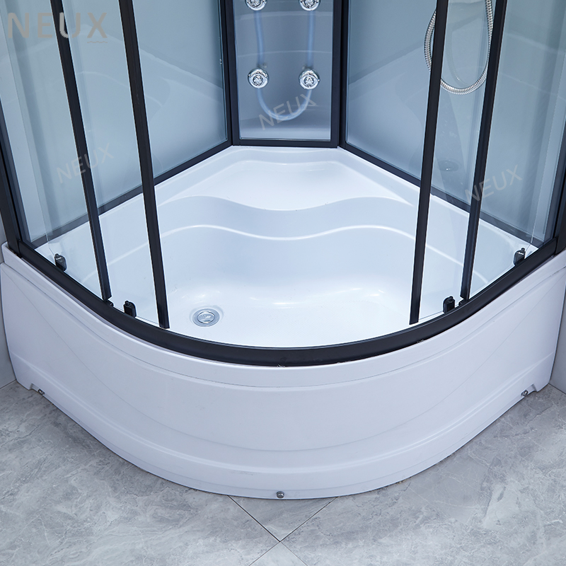 Wholesale Corner 5mm Tempered Glass Bathroom Shower Enclosure with Tray