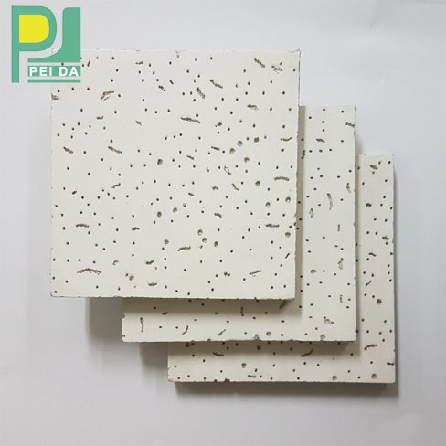 Mineral Fiber Board for Suspended Ceiling 600*600*15mm
