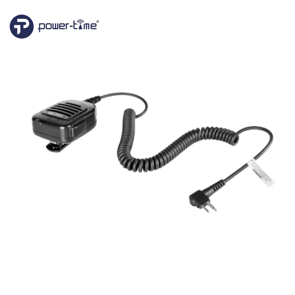 Strengthened Coilded Cable Big Ptt Button Loud Voice Speaker Microphone