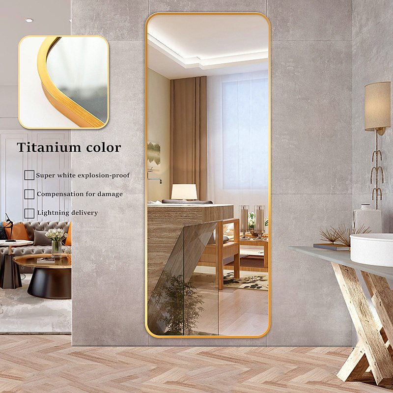 Wall-Mounted Full-Length Mirror Floor Mirror 0005