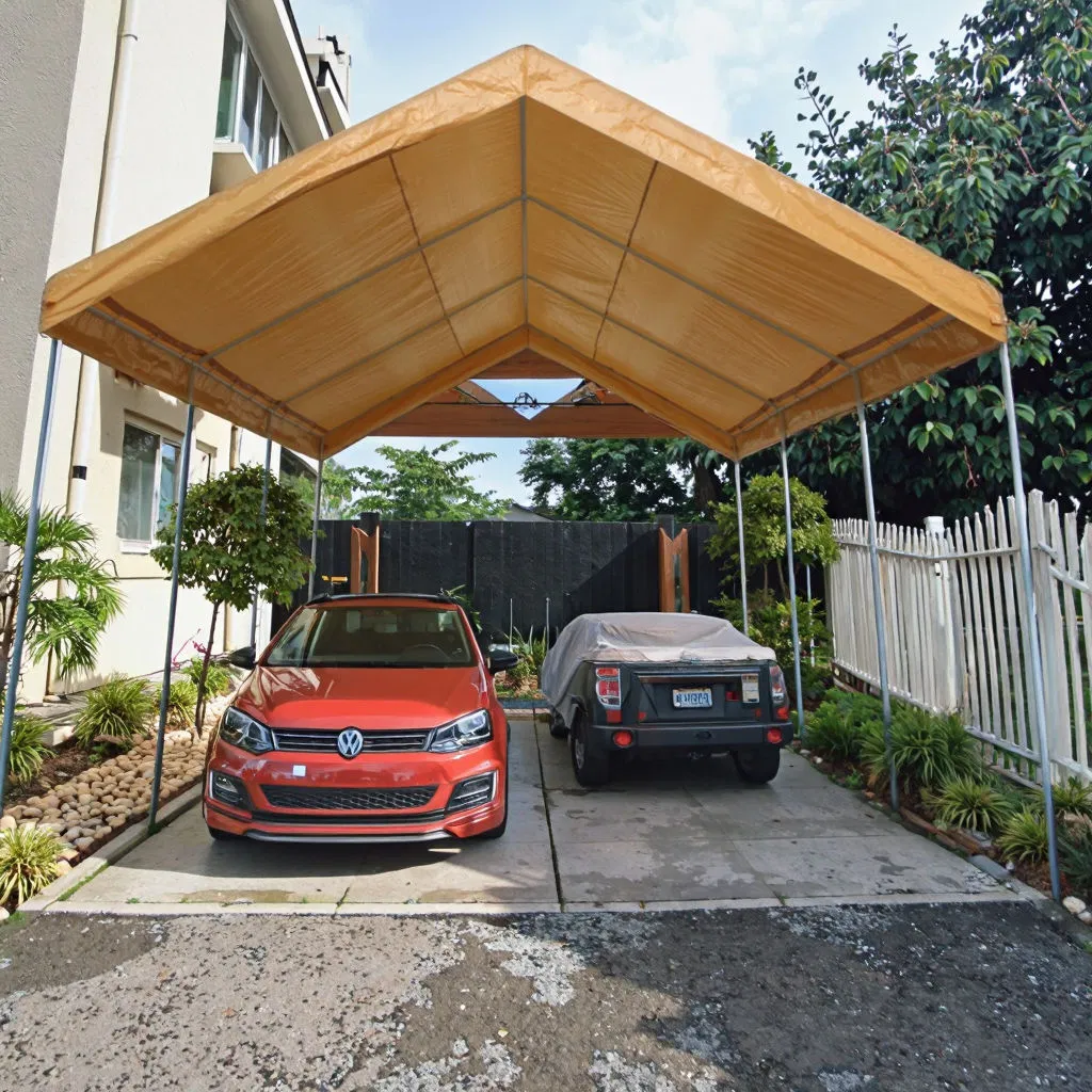 Versatile Outdoor Tent Garage - Waterproof and Customizable Tarpaulin Thermal Insulation with Cotton Padding for Winter Frost Protection