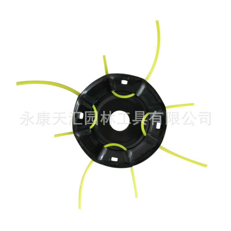 Brush Cutter Spare Parts Steel Black Trimmer Head