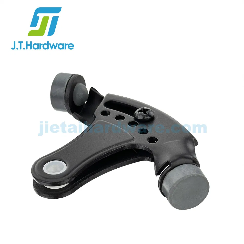 Stainless Steel 304 Adjustable Heavy Duty Door Steel Hinge Mounted Hinge with Rubber Bumpers for Wooden Door Stop