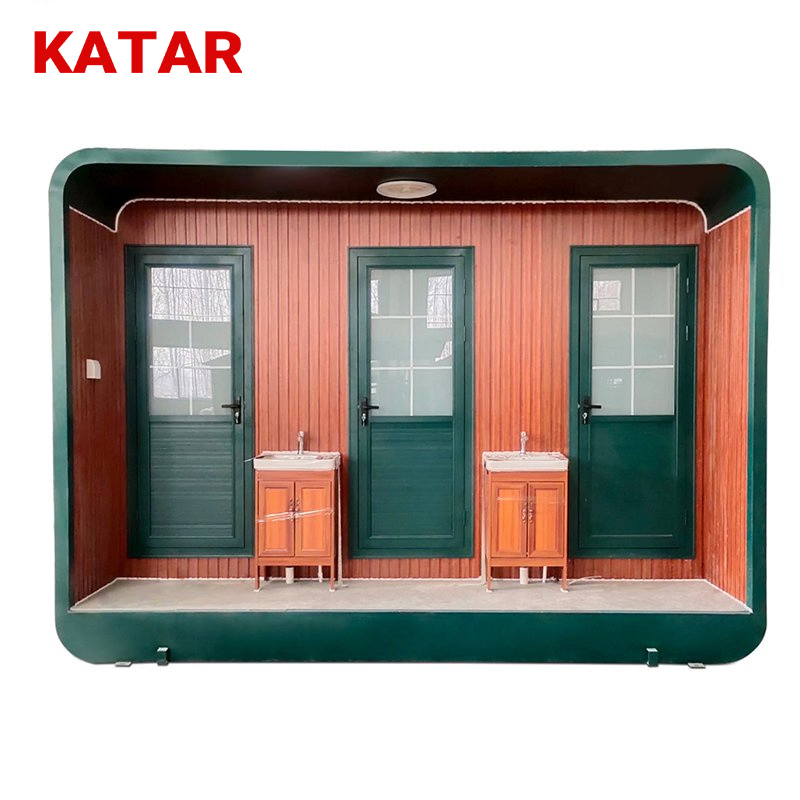 Portable Sewage Treatment Plant Container Water Reuse System Mobile Toilet