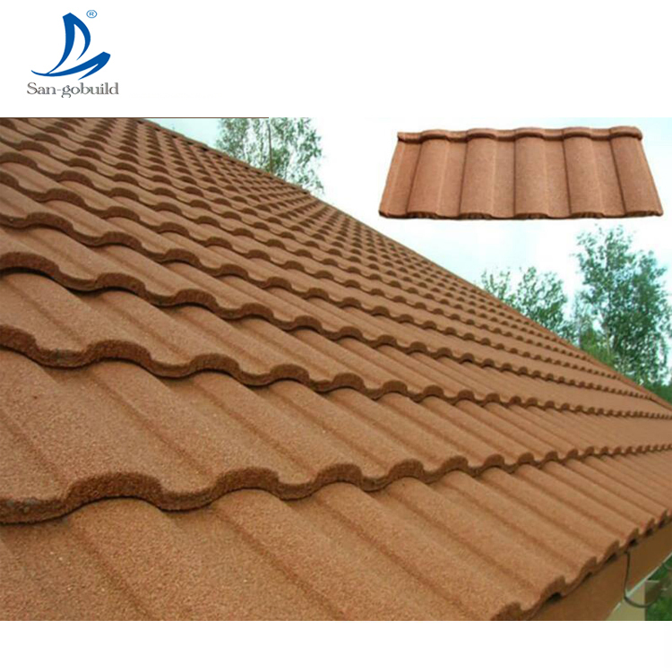 Каменные металлочерепицы Sangobuild для кровли