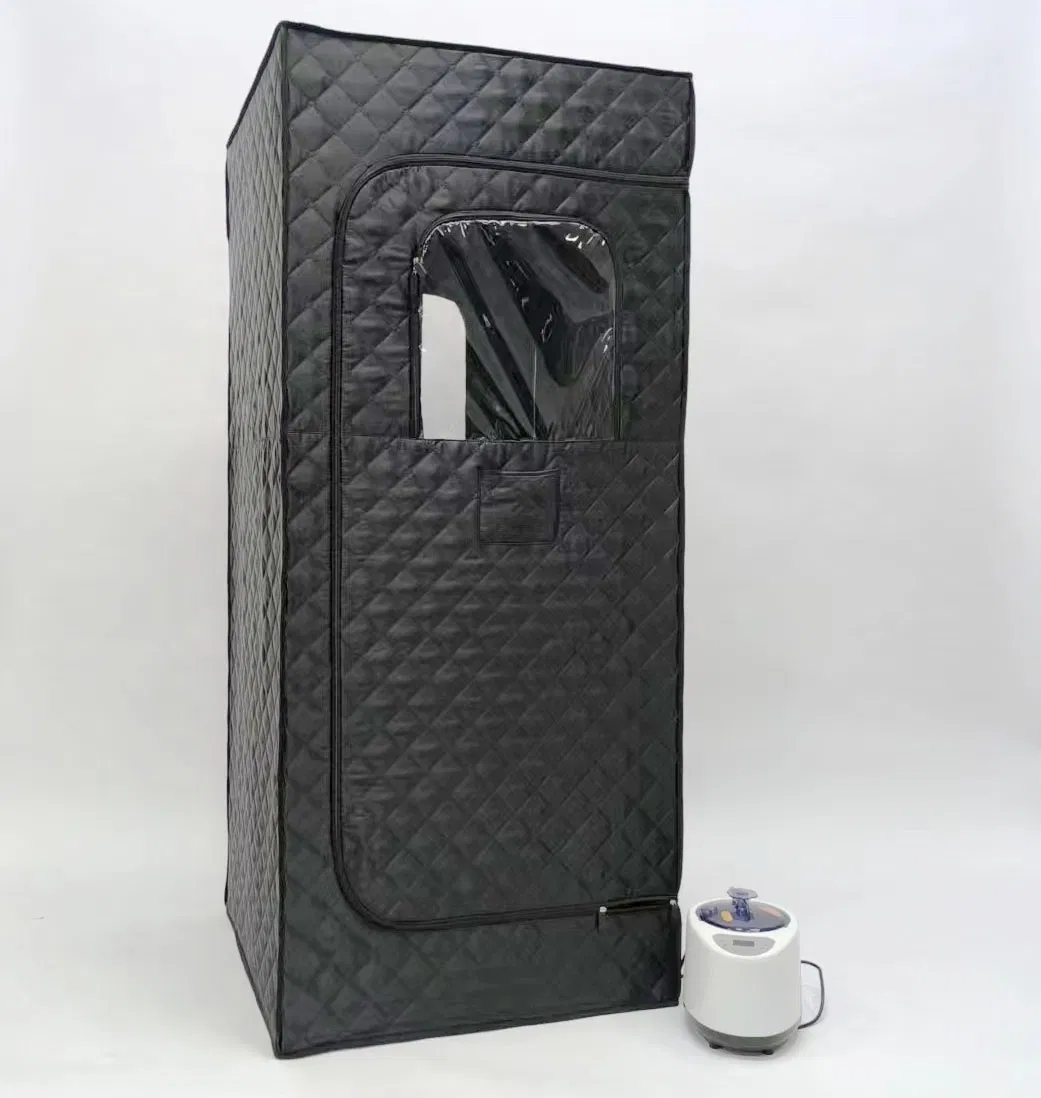 Portable Home Sauna Tent – Foldable Steam Box with Steamer & Chair