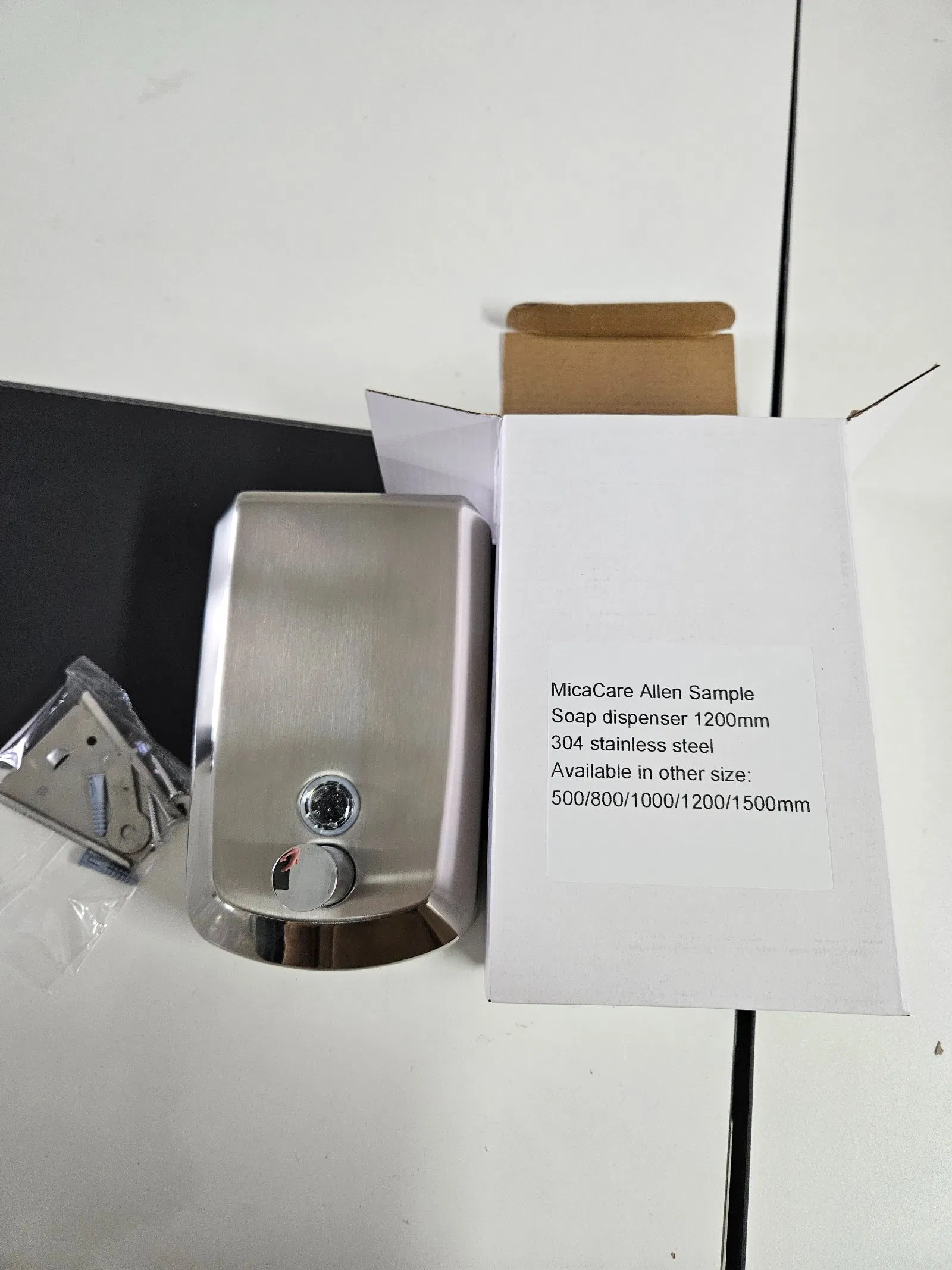 Bathroom Liquid Stainless Steel Soap Dispener for Public Use