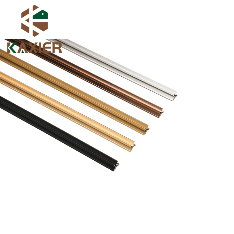 Wall Panel Profile for Sale Aluminum Anodize 8mm 6mm 4mm Black Silver Gold