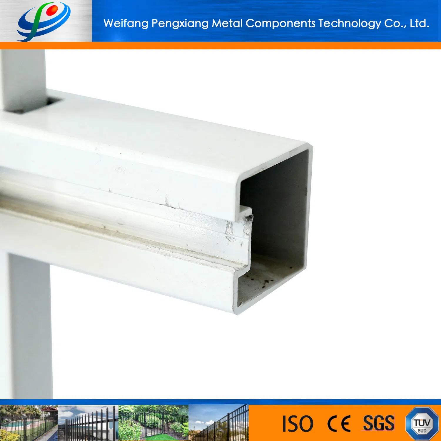 Wholesale Steel Aluminum Metal Fence Garden Courtyard Security Fence