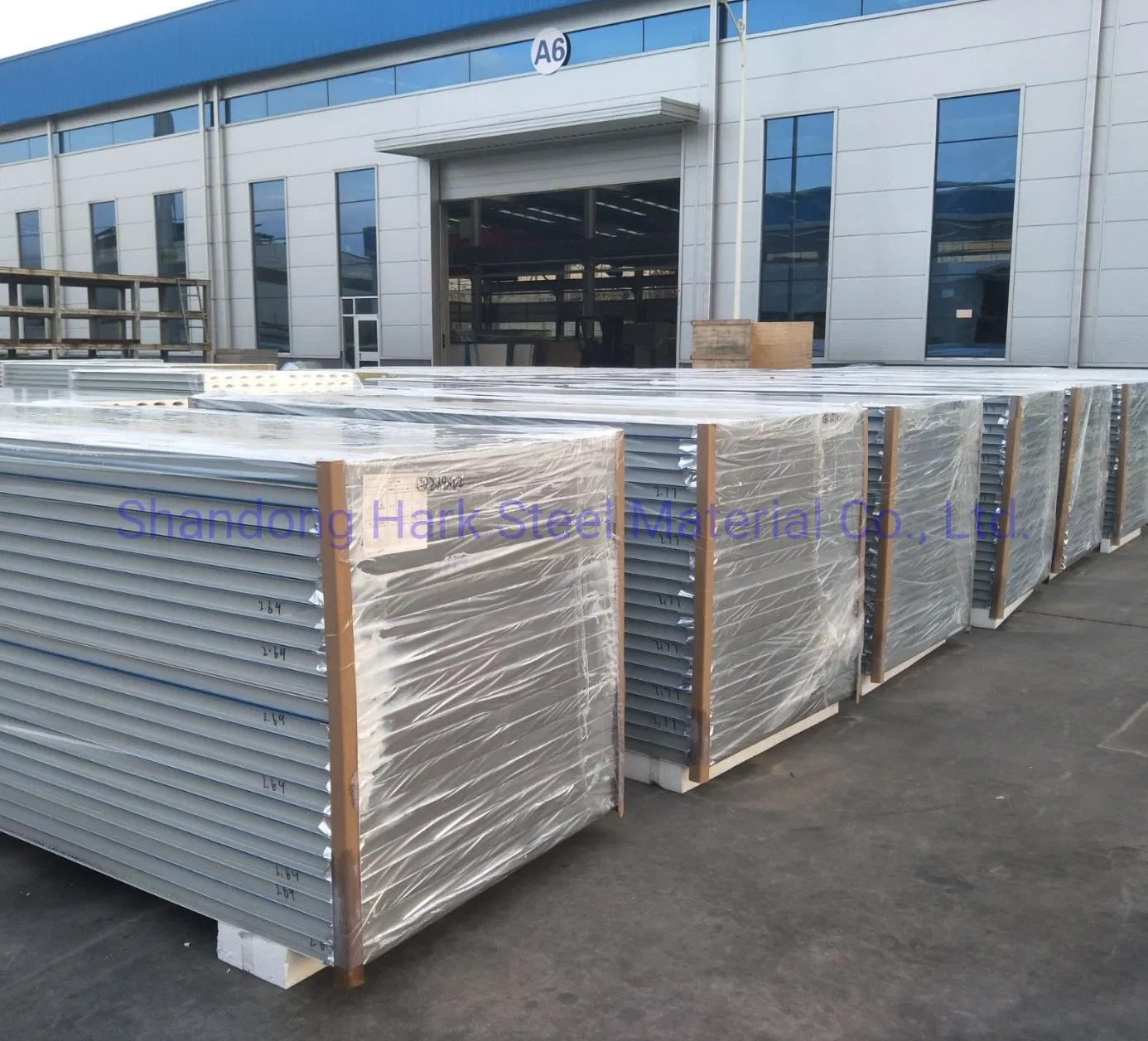 Factory Direct Sales Rockwool/EPS Foam Purification Sandwich Panel for Clean Room