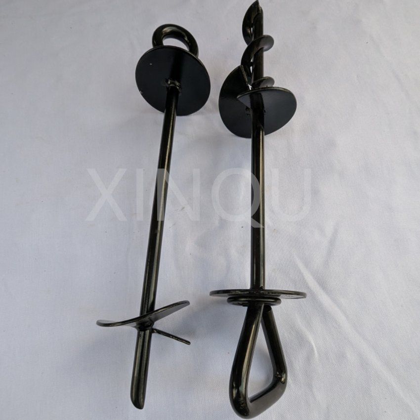 Винтовой анкер грунтовый оцинкованный 40 см