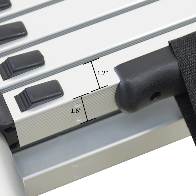 Telescoping a Frame Folding Ladder Aluminum Alloy Lightweight Extension Ladder Stand Collapsible 8 Step Telescopic Step Ladder