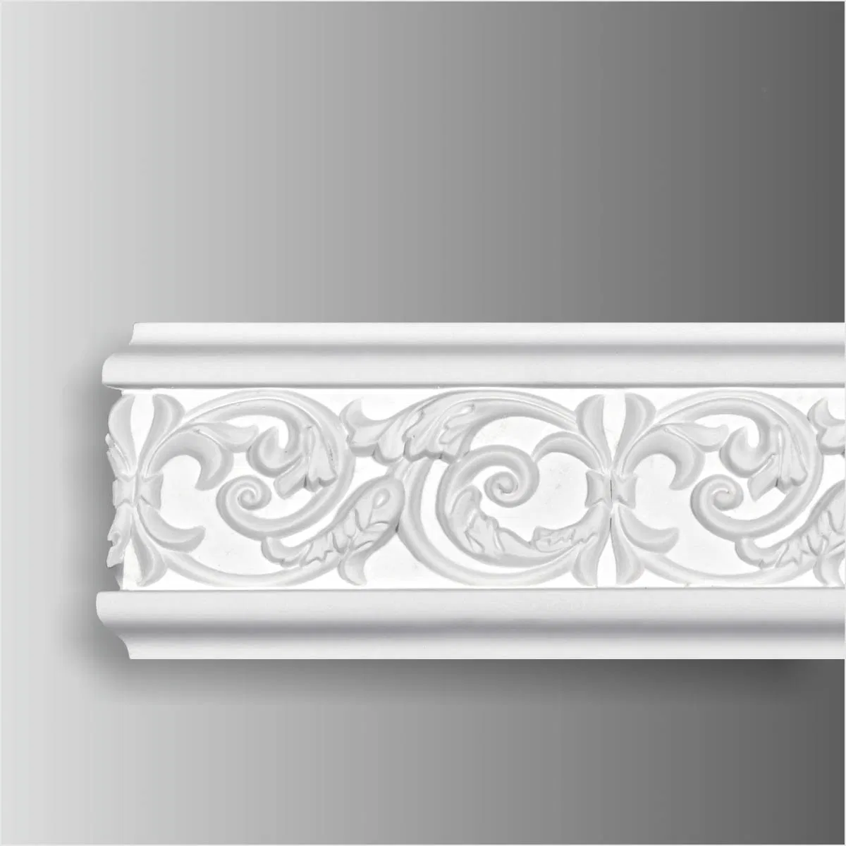 Royal Vintage Style 3D PU Carving Cornice Moulding PU Crown Moulding for Ceiling and Wall Decoration