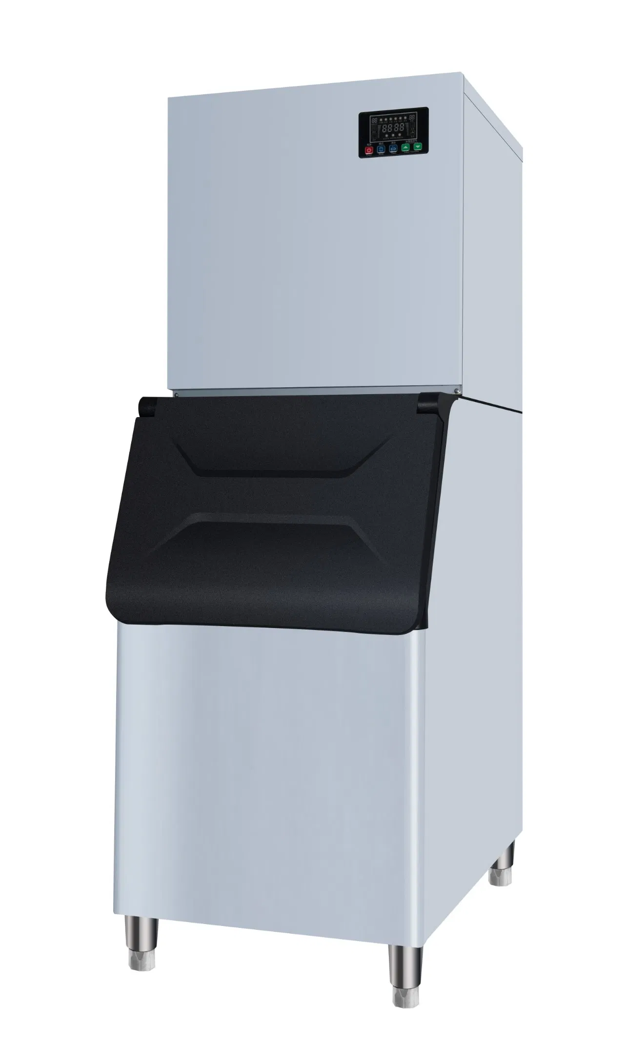 Automatic 130kg/24h Square Ice Stainless Steel Ice Maker Cube Ice Machine for Commercial and Industrial