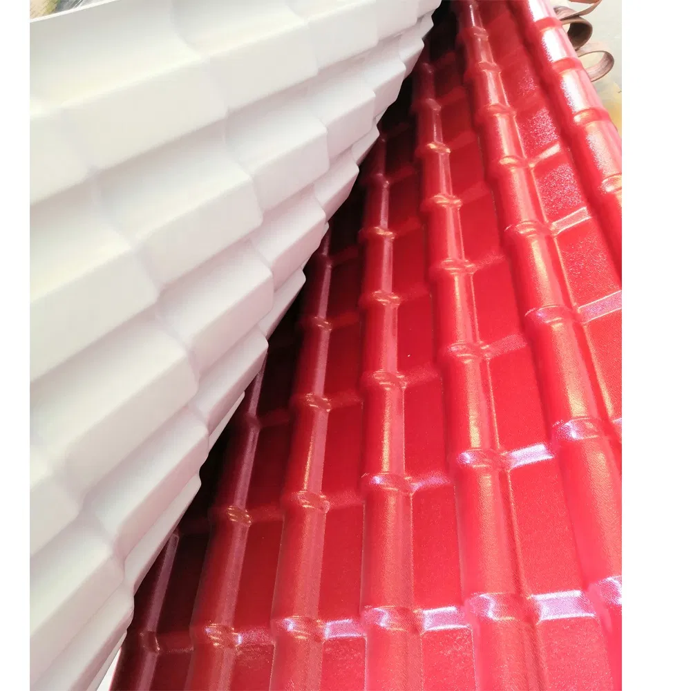 Synthetic Resin Plastic Roof Tile for Prefab House Roofing Tile