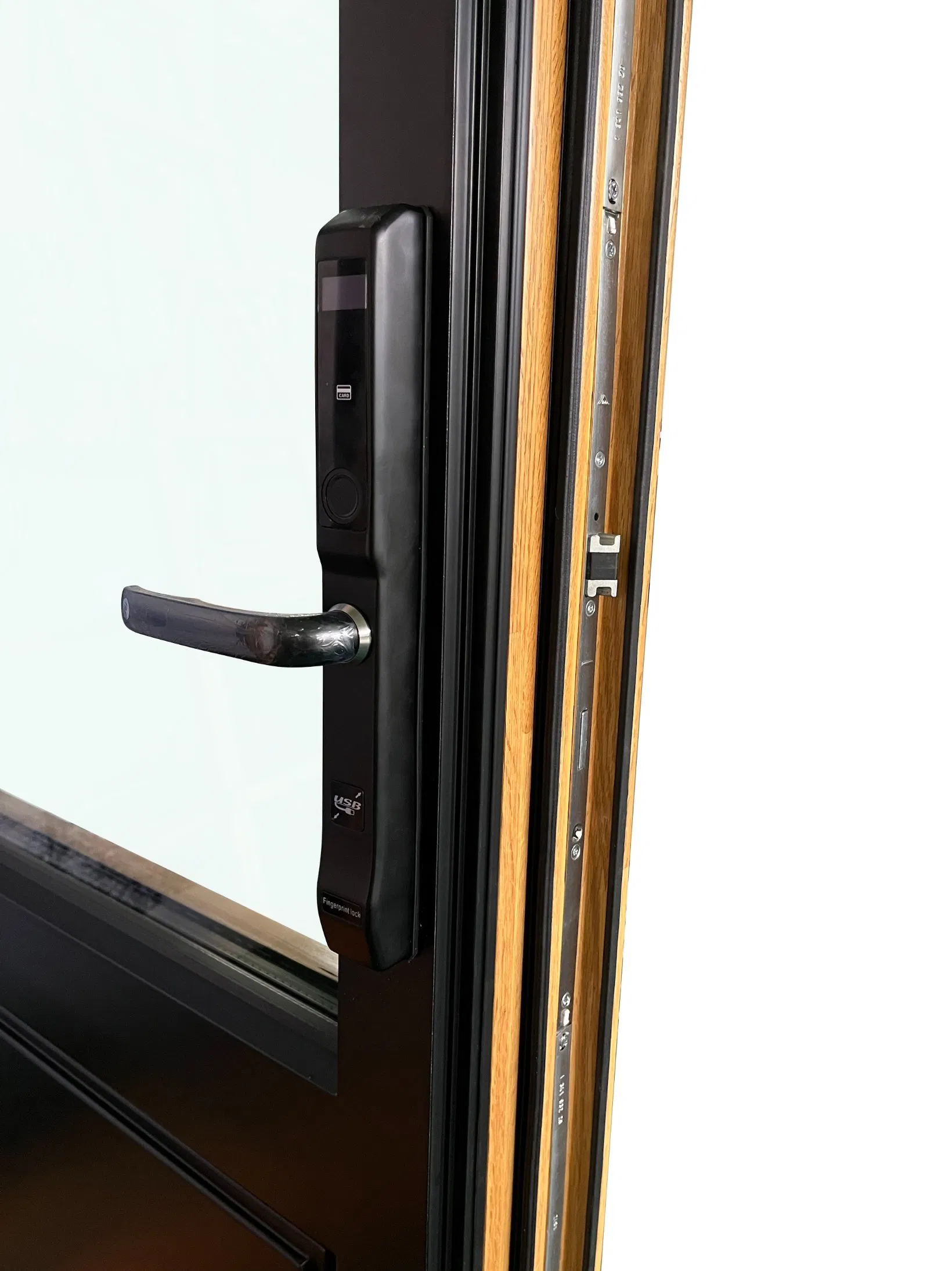 Penjoy Super Thermal Insulation Wood Door Aluminum Clad for Villa