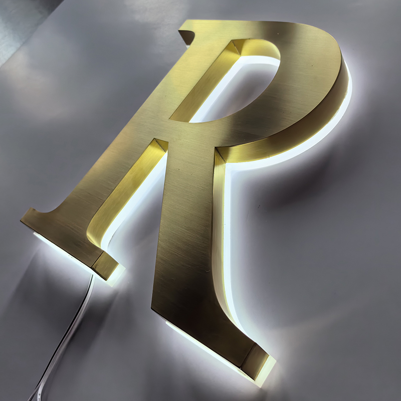 Ezd One-Stop Services Backlit Luminous Business 3D Logo Channel Letter for Shop