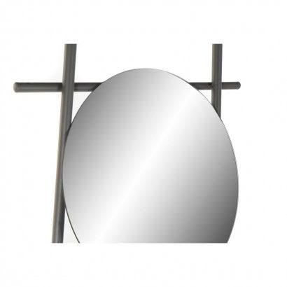 Wall Ladder with Mirror Black