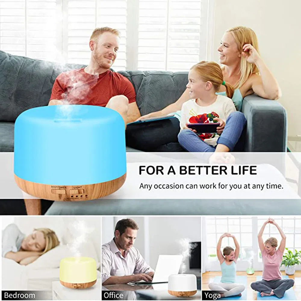 Remote Control Ultrasonic Cool Mist Humidifiers Aroma Diffuser
