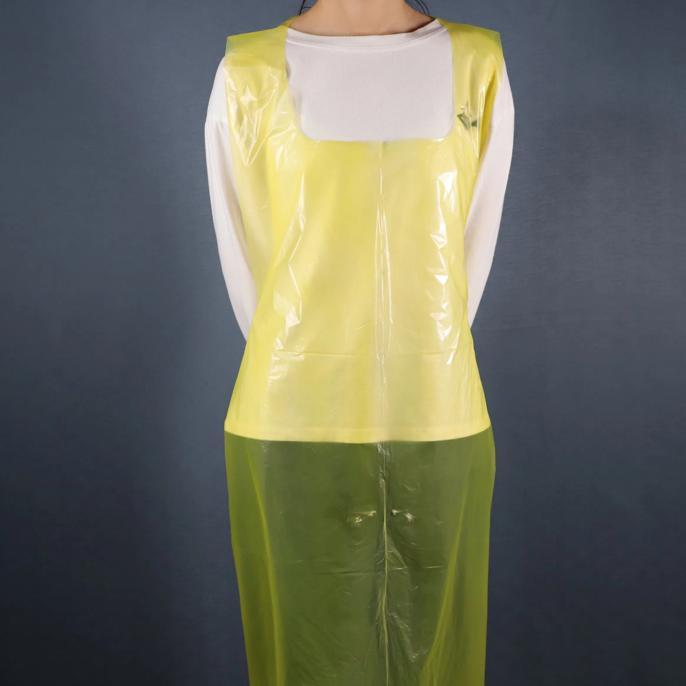 PE Disposable Kitchen Apron for Adults