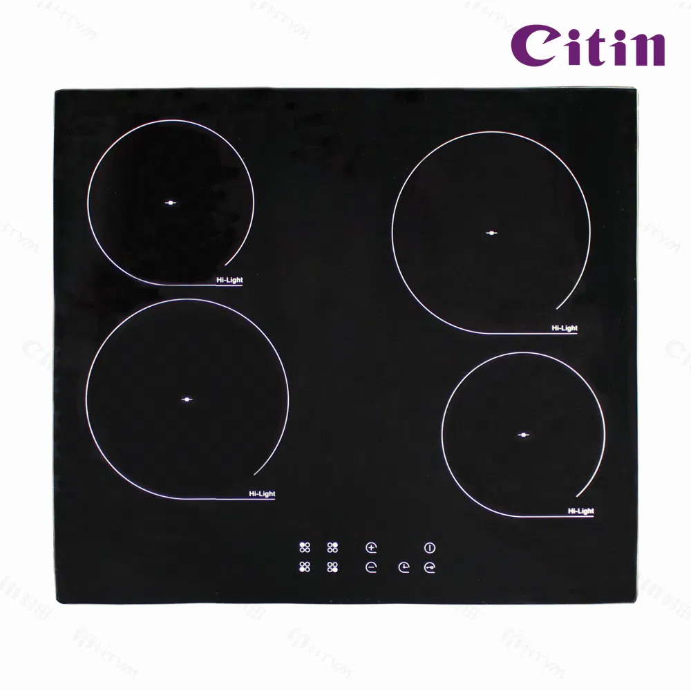 4 Zone Kitchen Ceramic Hob with Intelligent Sensor Touch Operation