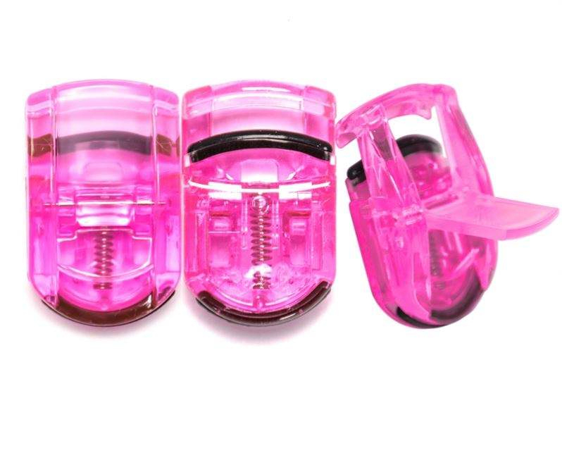 Cheap Rose Gold Pink Mini Plastic Eye Lash Curler