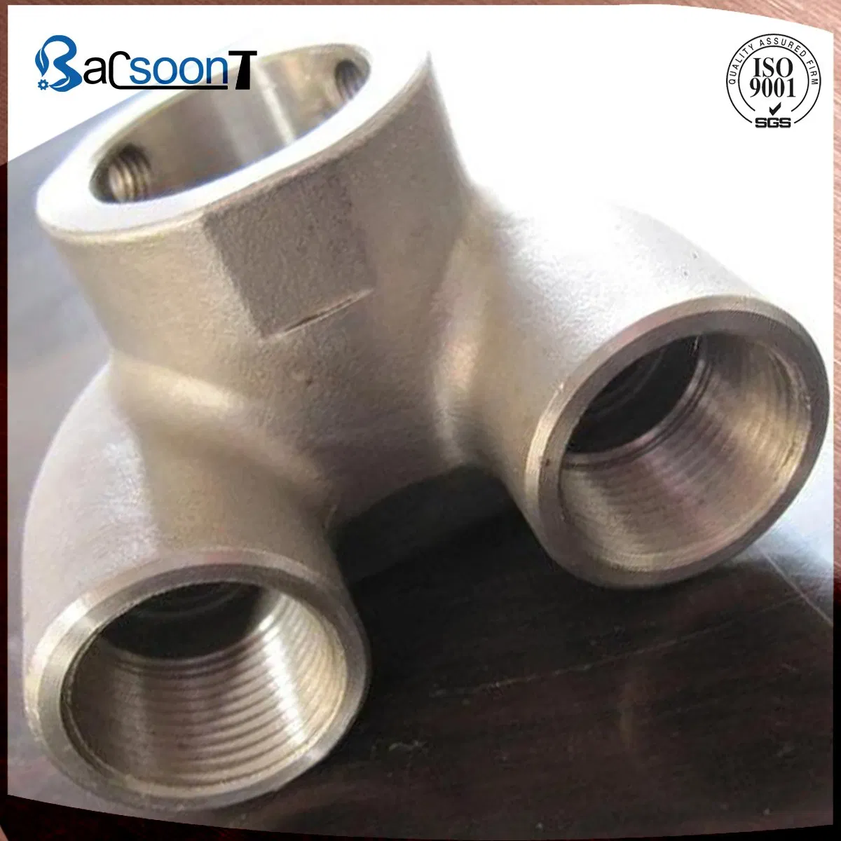 Stainless Steel/Carbon Steel Casting Tee Coupling/Pipe Fitting/Steel Part