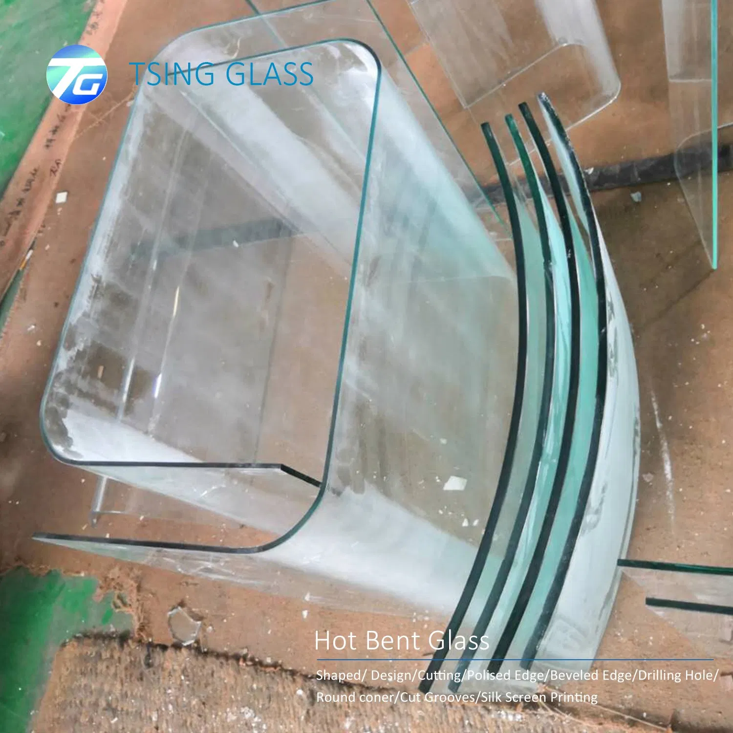 6/8/10/12/15 mm Hot Bending/Bent/Small Radius/Tempered/Convex/Concave Partition/Clear/Curved/Building/Handrail Fencing/Furniture/Fireproof/Building Glass Price
