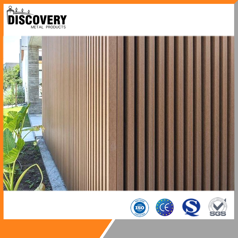 Hot Sale 3D Wood Grain Design WPC Double-Sidedwall Panel Composite Wood Cladding Exterior Decorative WPC Wall Panel