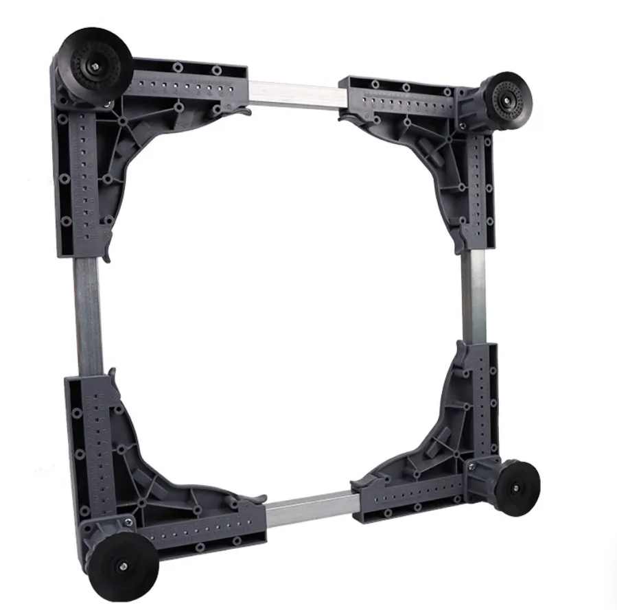 Adjustable Washing Machine Base with Lifting Feet Fridge Stand Air Conditioner Bracket