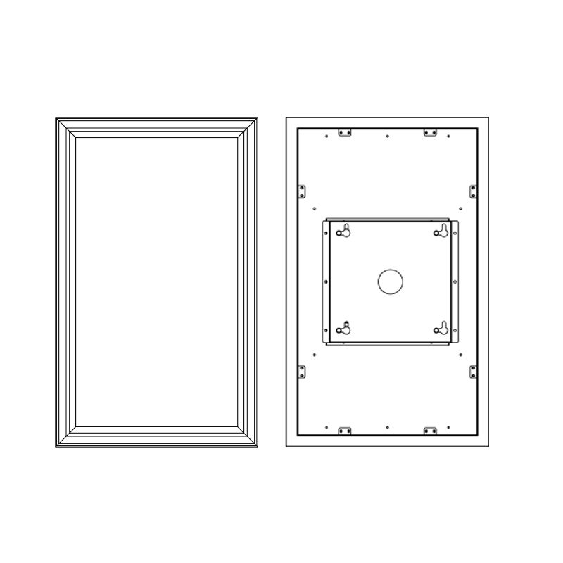 27 Inch High Brightness Advertising Touch Monitor