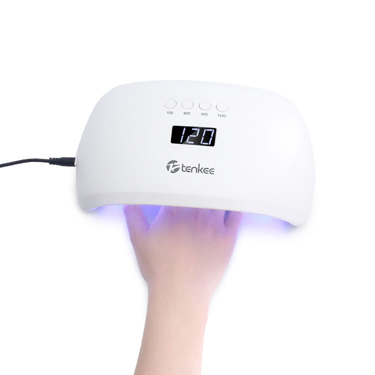 Flexible 48W LED UV Nail Lamp Dryer with 21PCS Beads & Automatic Sensor for Manicure Salon
