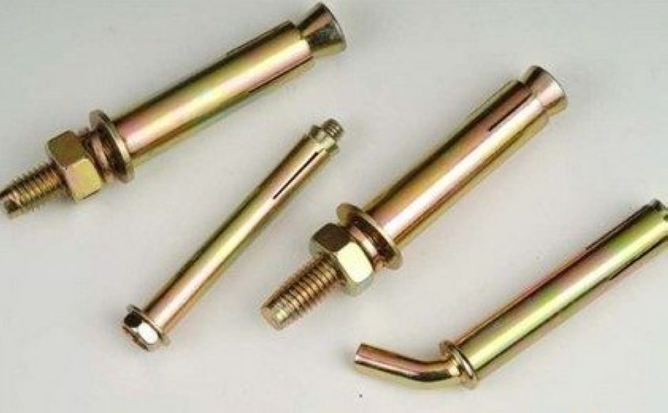 Carbon Steel Anchor Bolt C J L Type Yellow Zinc