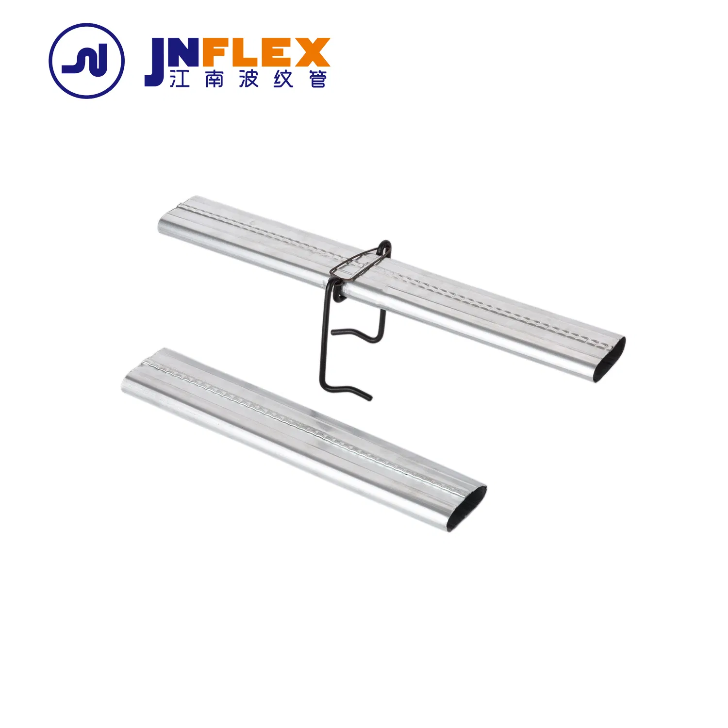 Common Size 70*20 90*20 Large Stiffness Flat Oval Ducting Galvanized Steel Flat Duct for Prestressed Concrete Solutions
