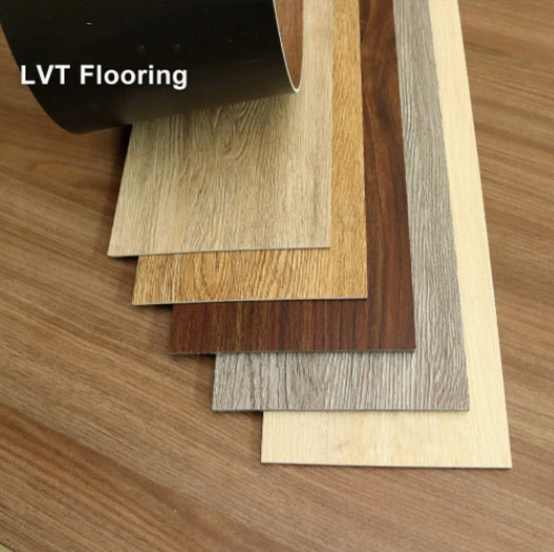 Водостойкий самоклеящийся виниловый пол LVT