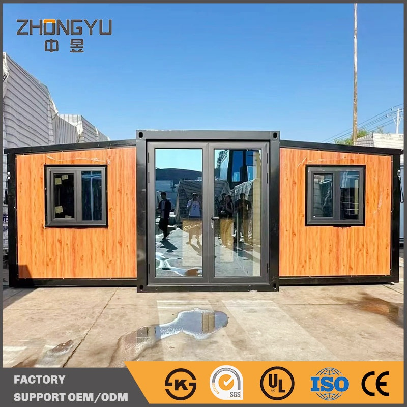 Expandable Prefabricated Container Homes Modular Prefab House Wooden House ISO Certified Wind Resistant Waterproof for France Seeking Local Partners
