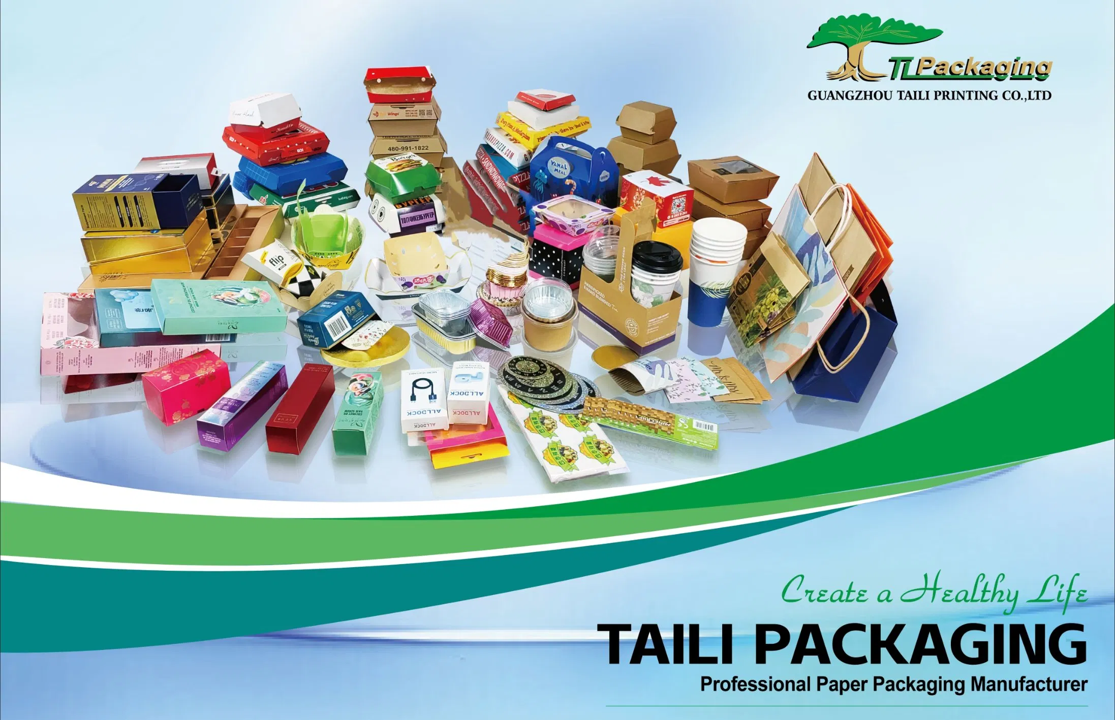 Disposable Lightweight Small Custom Burger Boxes for Street Food Stalls