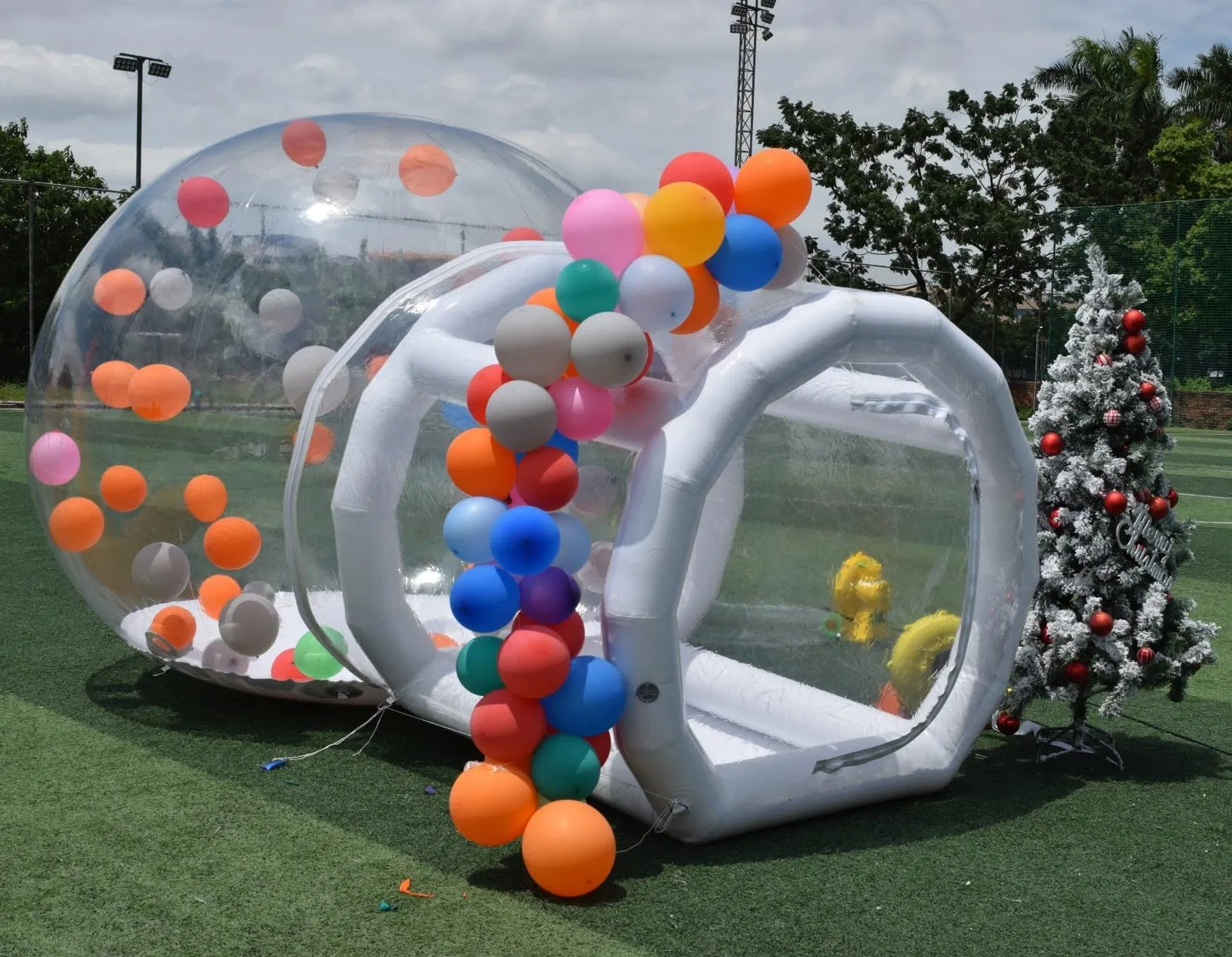 Outdoor Camping Wedding Party Transparent Inflatable Bubble Tent House