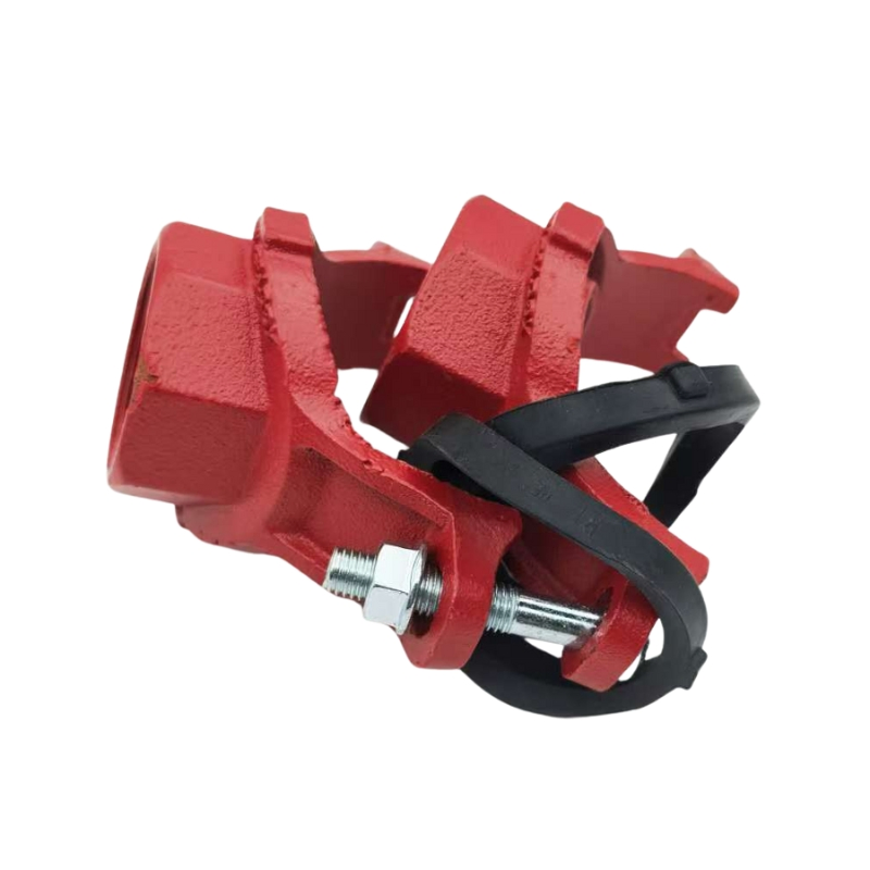 FM UL Pipe Fire Fighting Grooved Pipe Fitting Grooved Outlet Mechanical Cross