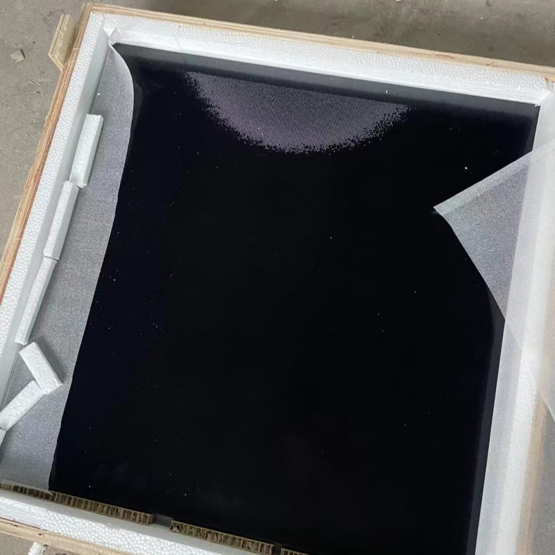 Black Ceramic Glass for Induction Cooker Heat Resistant to 800 Degrees Solid Structure for Kitchen Industrial Usage