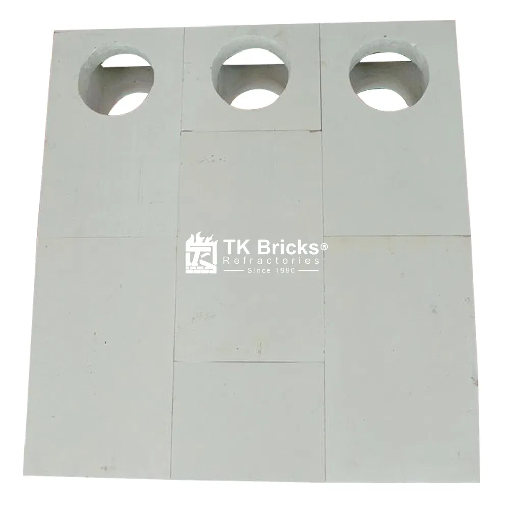 Циркониевый корундовый кирпич AZS для стекловаренных печей