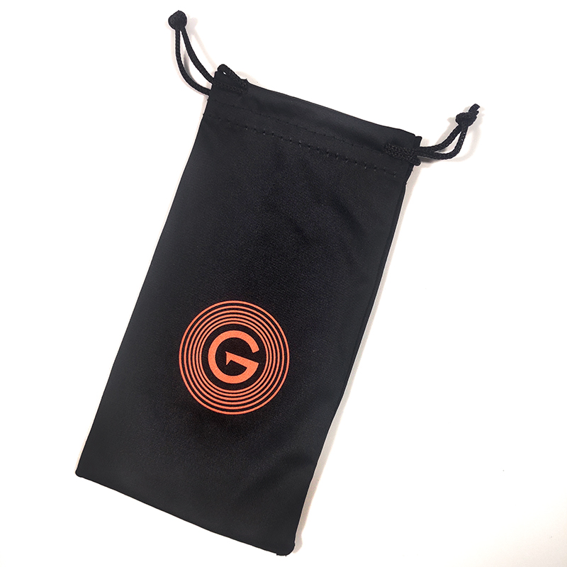 Top Quality Portable Design Your Custom Logo Silk Screen Printing Multi Color Microfiber Women Glasses Customised Sunglasses Bag Pouch