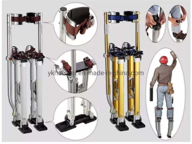 Drywall Stilts 24"-40" Adjustable Aluminum Tool 225lbs Loading Lifts Drywall Stilt for Painting Taping or Cleaning