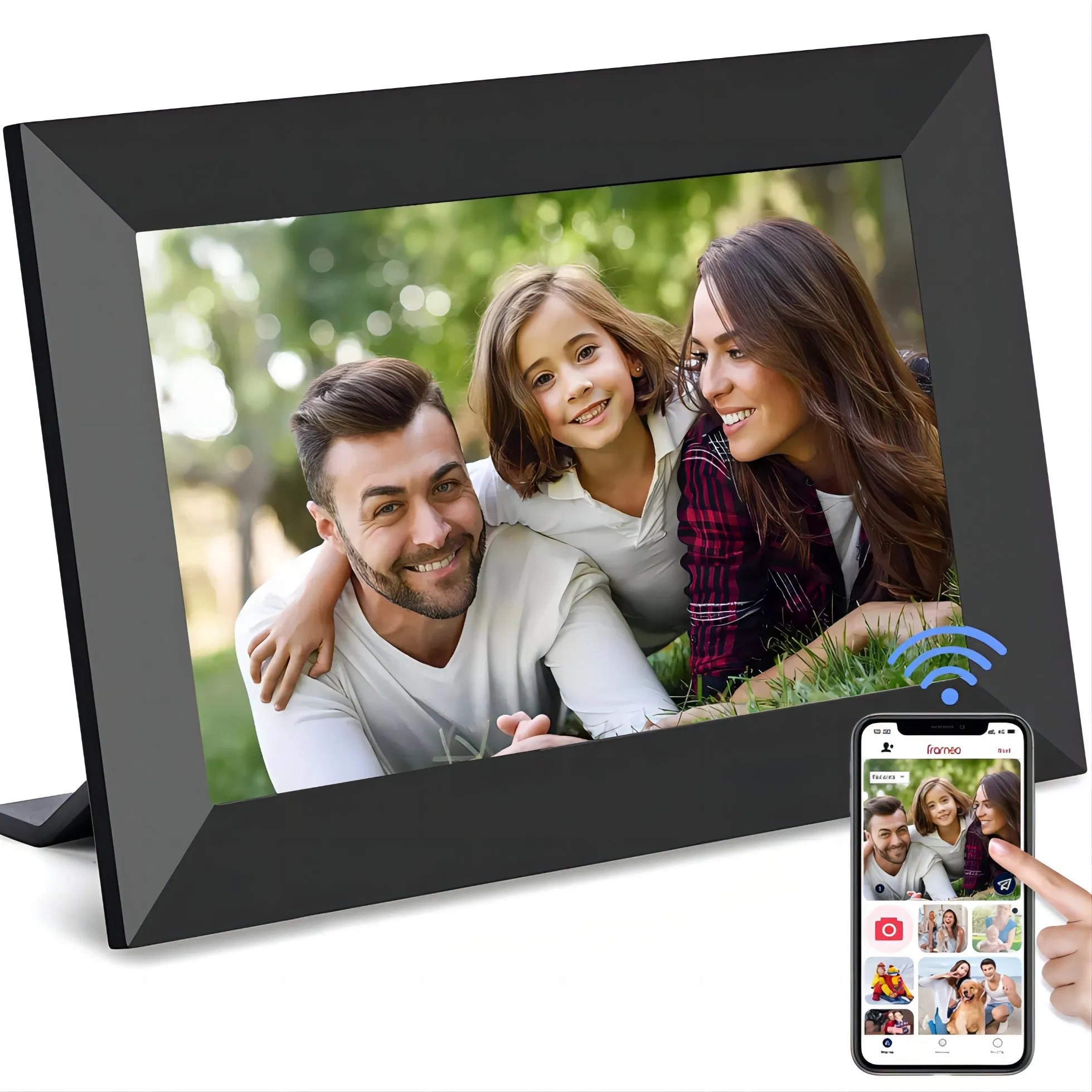 New Design 1024X768 Play Picture Video Playback Digital Photo Frame Display