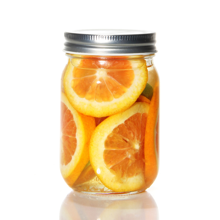 Customizable Airtight Glass Juice Jar with Lids for Freshness