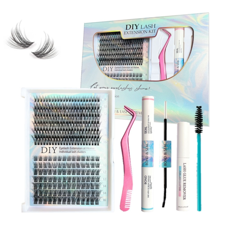 Lasting, Best-Loved Natural, True-to-Life and Extended Self-Applied False Eyelash Grafting Kit