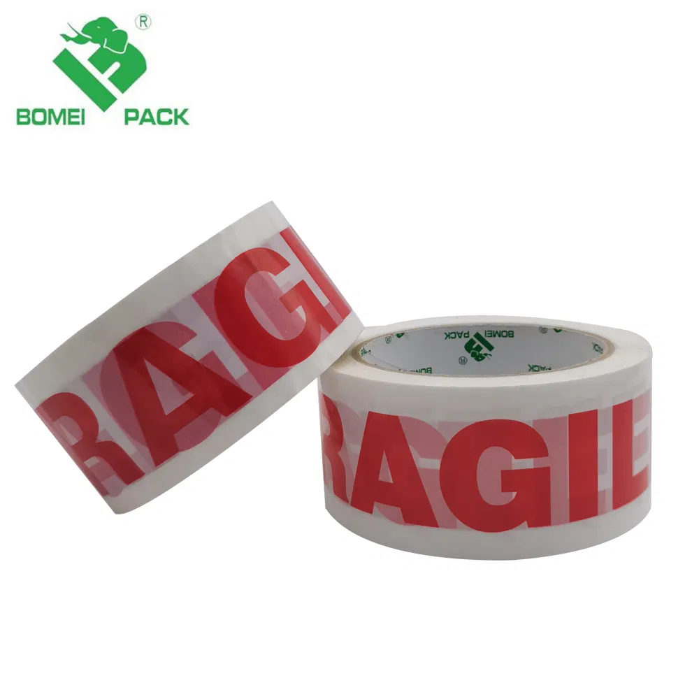 Fragile Printing BOPP Packing Sealing Tape for Warning