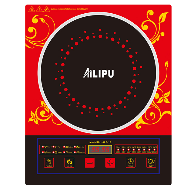 2200W CE  blue light Syria and Turkey hot sale induction hob ALP-12